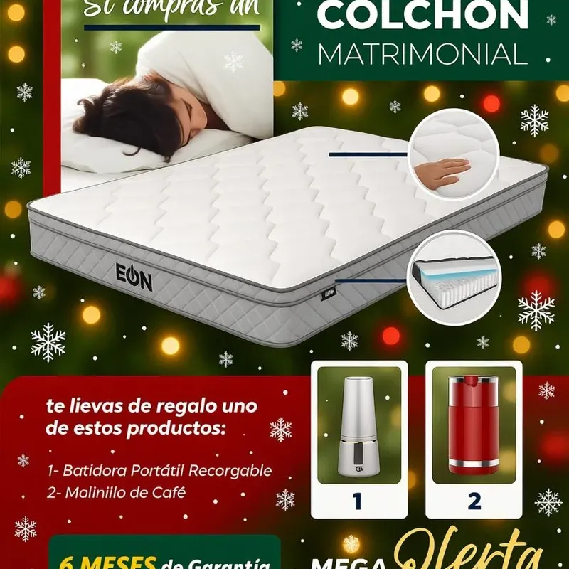 Colchon matrimonial inteligente