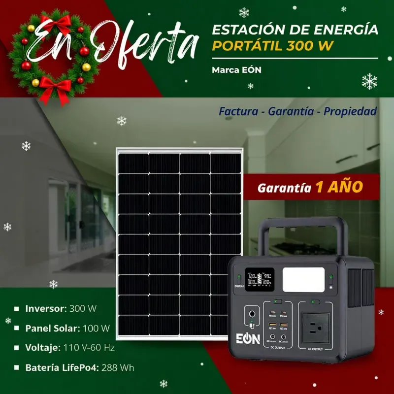Estación de energía pórtatil 300W