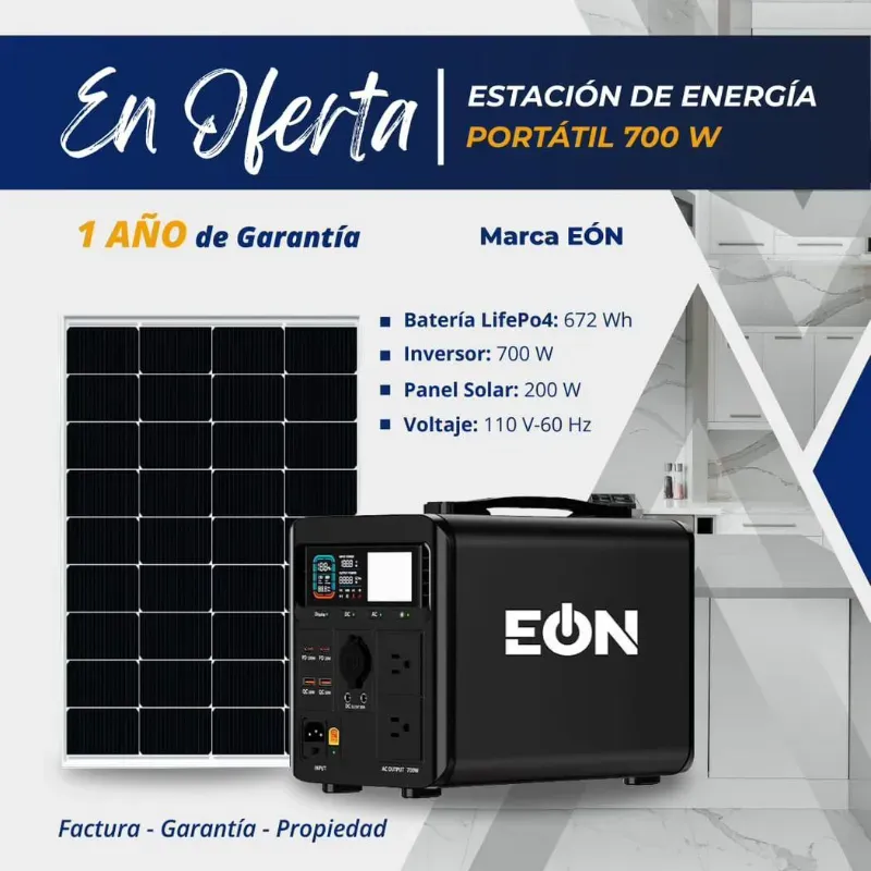 Estación de energía pórtatil 700W