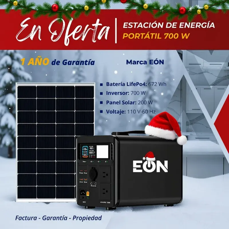 Estación de energía pórtatil 700W