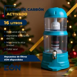 Filtro de Carbón Activado 16L Azul