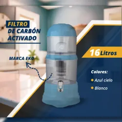 Filtro de Carbón Activado 16L Azul