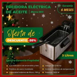 Freidora de aceite 3L