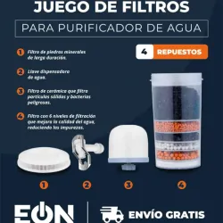 Juego de Filtro para Purificador de Agua