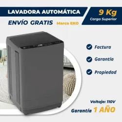 Lavadora automática de 9Kg
