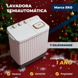 Lavadora semiautomática de 7Kg