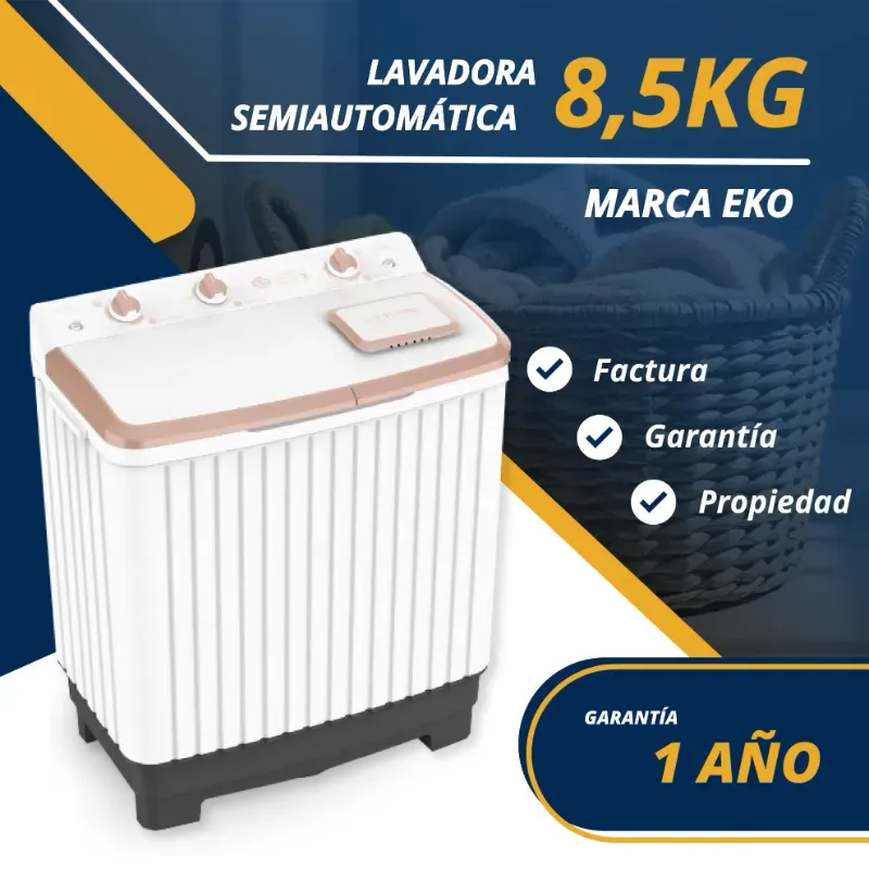 Lavadora Semiautomática de 8.5 kg