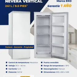Nevera de 8.5 pies