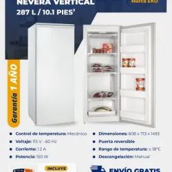 Nevera vertical 10.1 pies