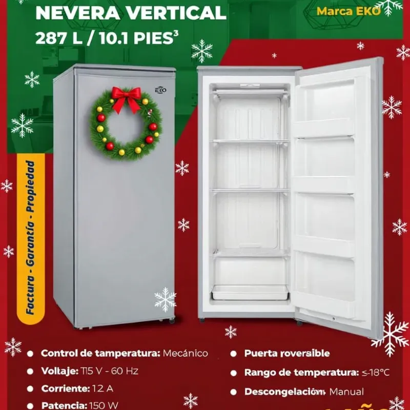 Nevera vertical 10.1 pies