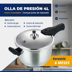 Olla de presión 4L