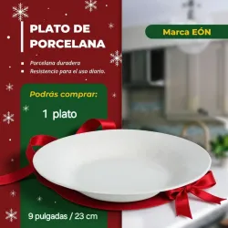 Plato de porcelona