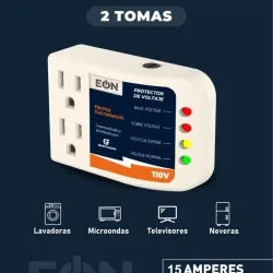 Protectior de voltaje 2 tomas