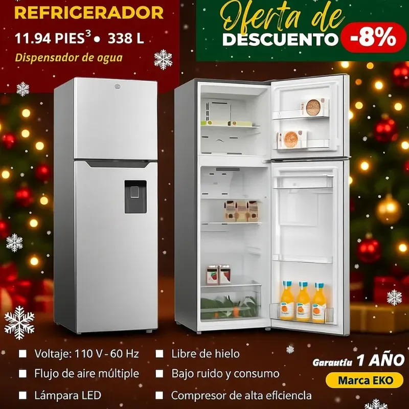 Refrigerador con dispensador de 11.94pies