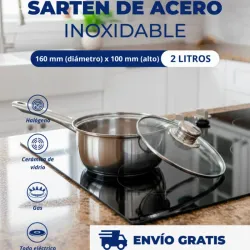 Sartén de acero inoxidable