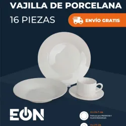 Set de vajilla de porcelana
