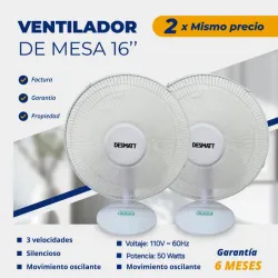 Ventilador de mesa de 16¨