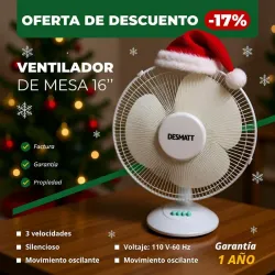 Ventilador de mesa de 16¨