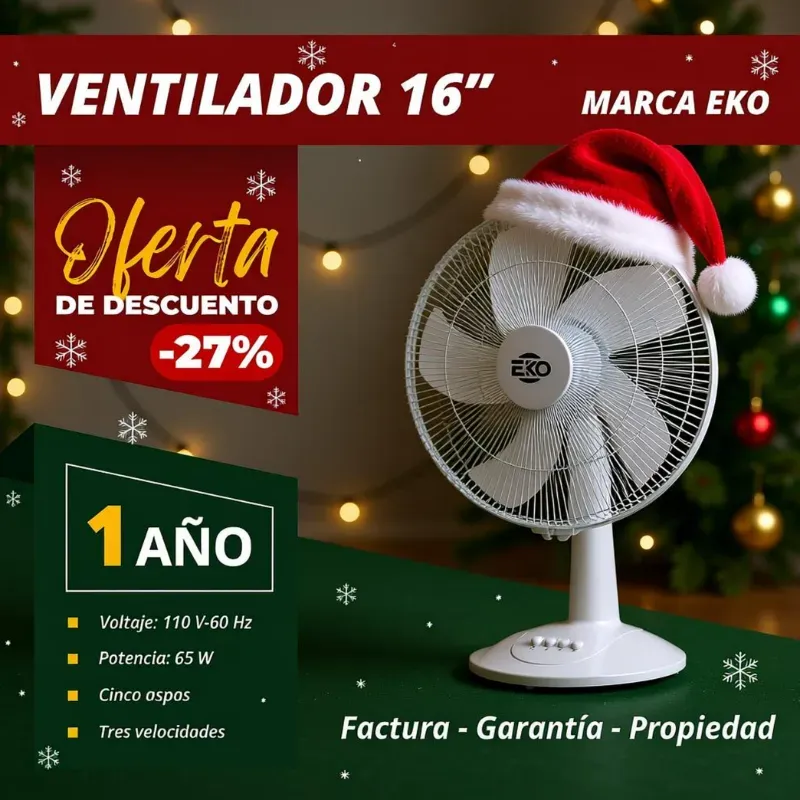 Ventilador de Mesa de 16"