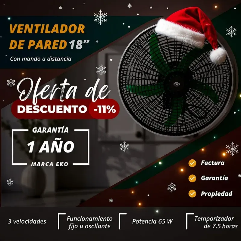 Ventilador de Pared de 18"