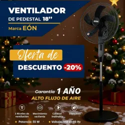 Ventilador de pedestal 18¨