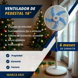 Ventilador de pedestal de 16¨