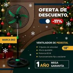Ventilador de Pedestal de 18"