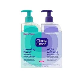 Clean & Clear Johnson & Johnson Duo Día/Noche 480 ml total