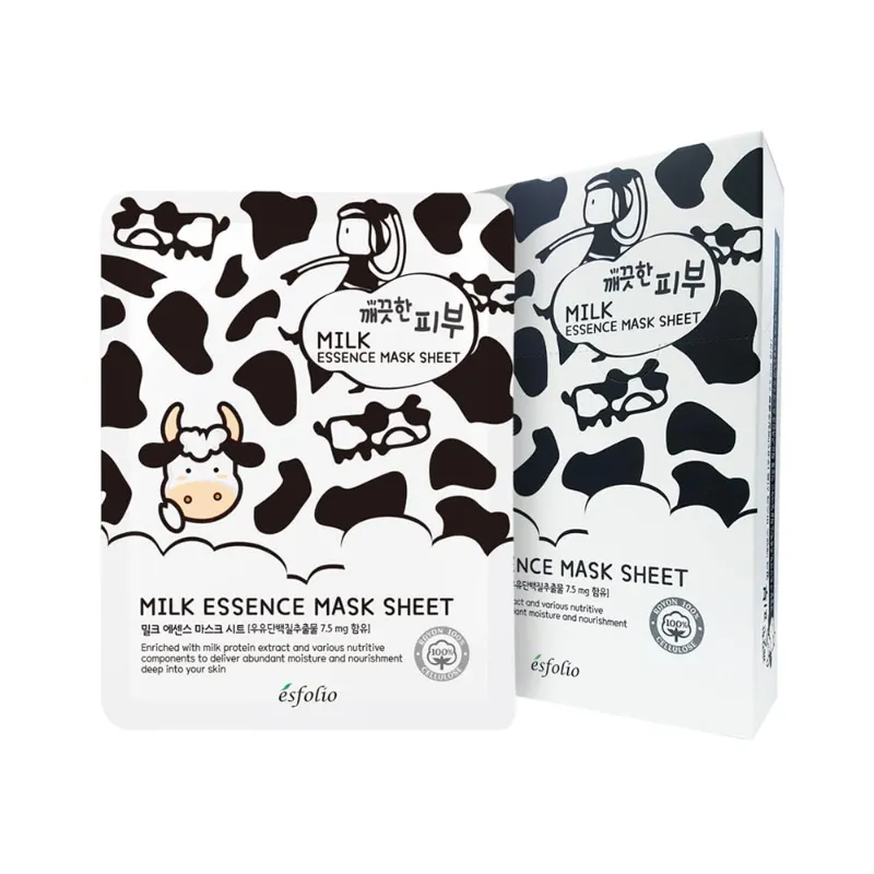Esfolio Pure Skin – Mascarilla Facial de Esencia de Leche