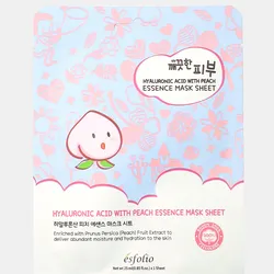 Mascarilla Facial de Ácido Hialurónico con Durazno 