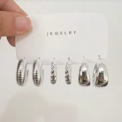 Set de Pendientes PLATEADOS