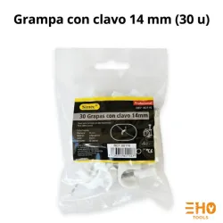 Grampa con clavos 14 mm (30 u)