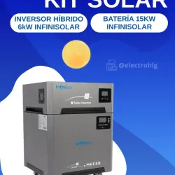Inversor Híbrido 6kW + Batería LiFePO4 15kWh infiniSolar
