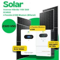 KIT SOLAR 5kWh ECARUS