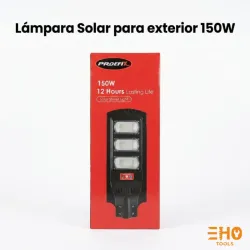 Lámpara Solar para exterior 150W