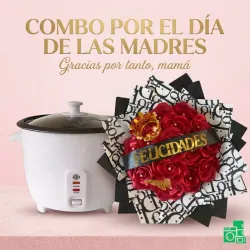Olla arrocera 1.8L EKO + Ramo de flores