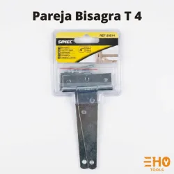 Pareja de bisagra T 4"