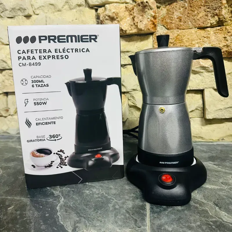 Cafetera eléctrica Premier de 6 tazas