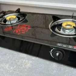 Cocina a gas Milexus de vidrio