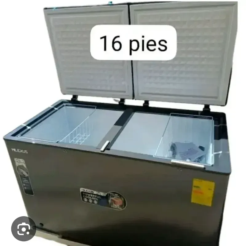 Congelador horizontal de dos puertas 16 pies MILEXUS