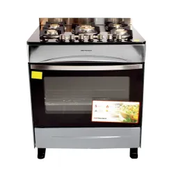Estufa a gas Premier 30" 5 puestos c/horno acero inox