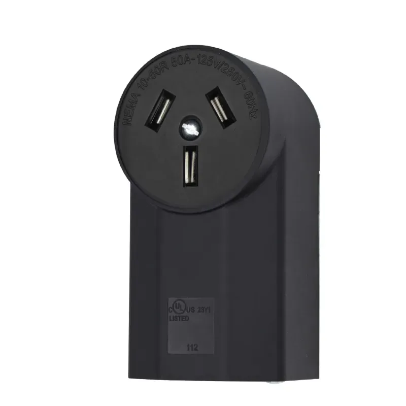 Tomacorriente NEMA 10-50R, grado industrial 50A 125/250 V. 