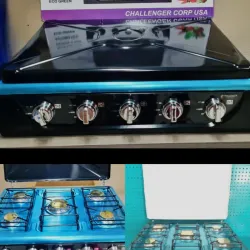 Cocina de meseta Challenger 5 hornillas