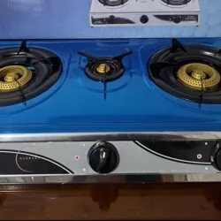 Cocina Rudenkov 3 hornillas Acero inoxidable