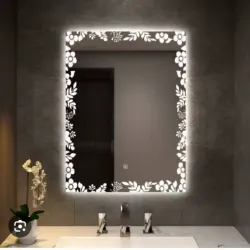 Espejo con iluminación táctil