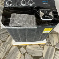 Lavadora Semiautomática Milexus 7kg Negra