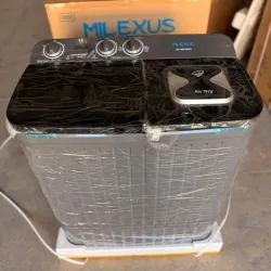 Lavadora Semiautomática Milexus 9kg Negra