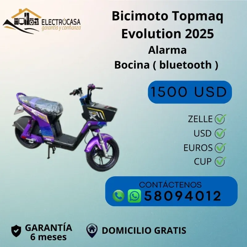 Bicimoto Topmaq Evolution 2025