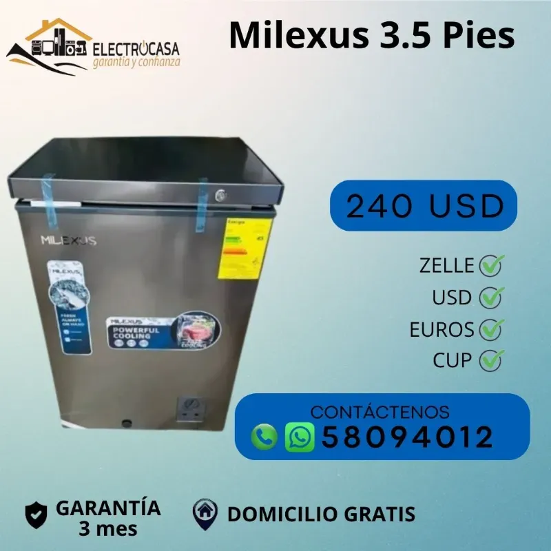 Nevera Milexus 3.5 Pies