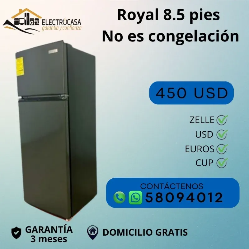 Refigerador Royal 8.5 Pies